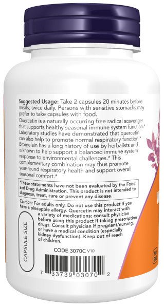 Quercetin & Bromelain Complex for Immune Support - Korvel