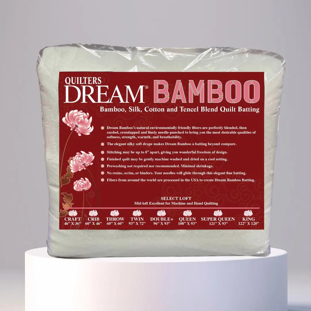 Quilters Dream Bamboo Batting - Premium Blend for Quilting