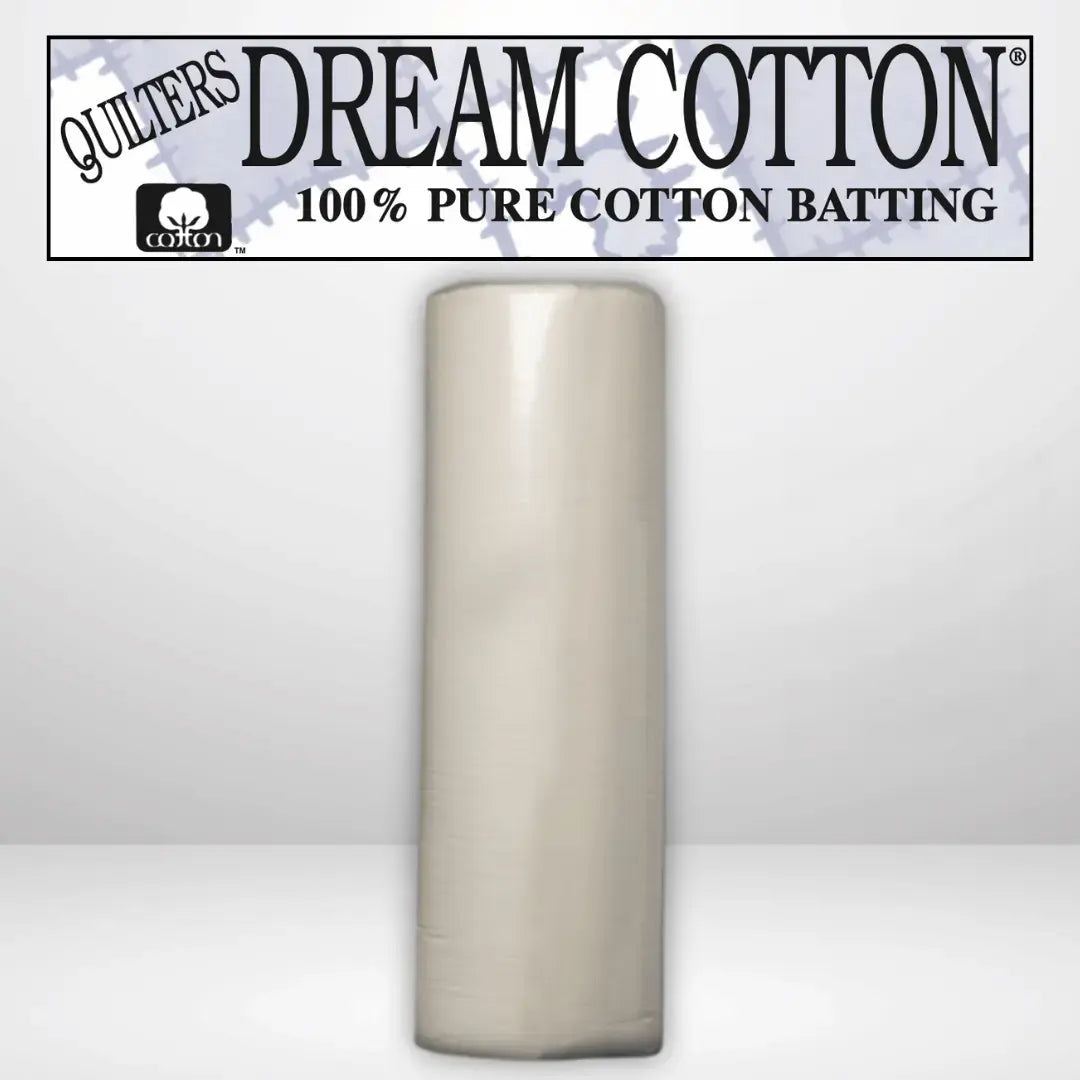 Batting de Algodón Natural Deluxe Quilters Dream King Roll - 120" x 30 Yards