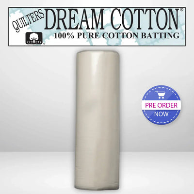 Quilters Dream Request Natural Cotton Batting Queen Roll - 93" x 30 yards