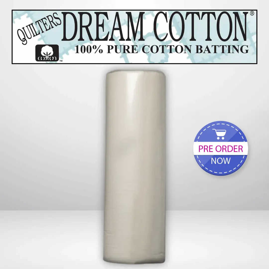 Rollo de Batting de Algodón Natural Quilters Dream Request - 60" x 30 yardas