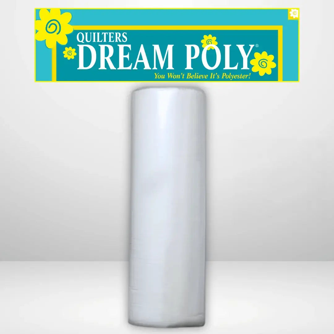 Rollo de Batting de Poliéster Blanco Quilters Dream Request Queen - 93" x 30 yardas