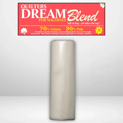 Batting Natural 70/30 Quilters Dream Select King Roll - 120" x 25 yardas