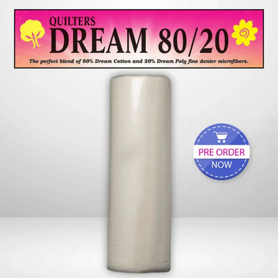 Rembourrage Quilters Dream Select Naturel 80/20 Rouleau Reine - 93" x 30 yards