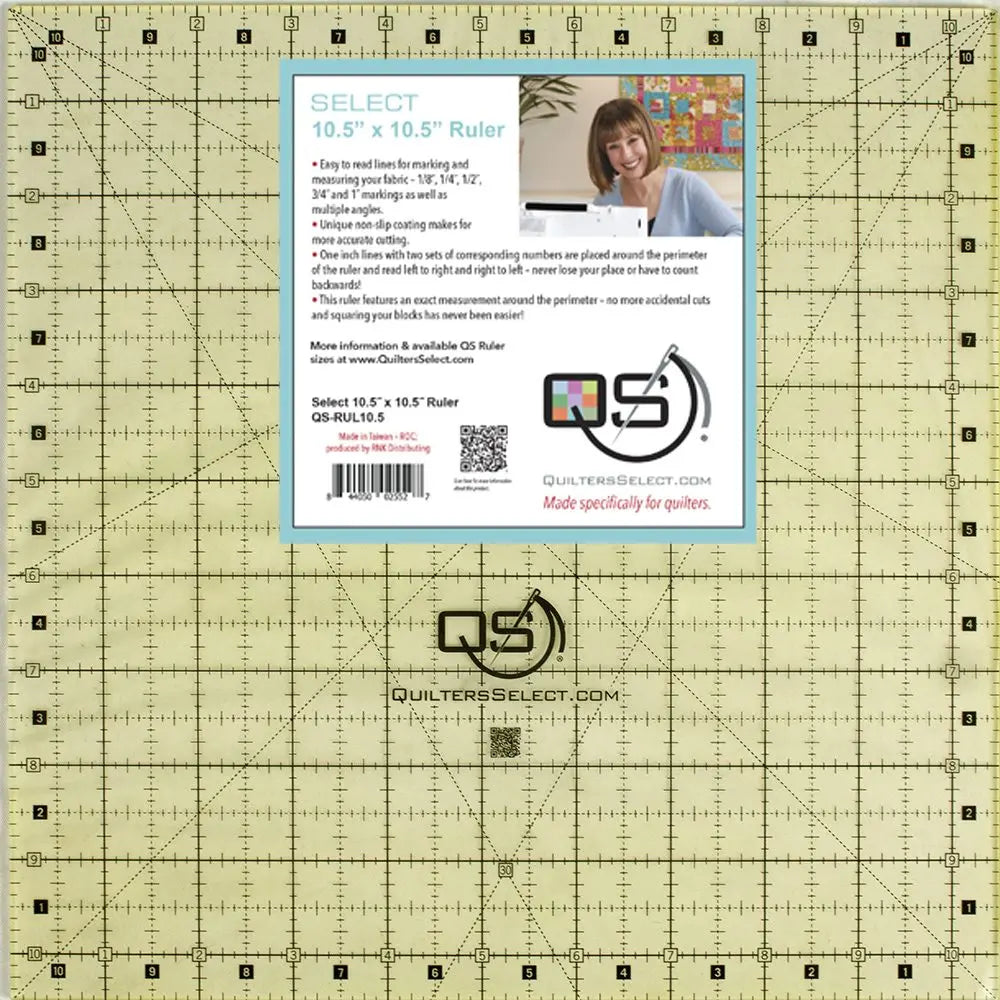 Règle antidérapante Quilters Select 10,5" x 10,5"