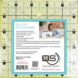 Regla Antideslizante Quilters Select 5.5" x 5.5"