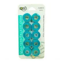 Quilters Select Class 15 Bobbins - Italian Blue