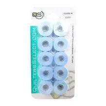 Quilters Select Class 15 Bobbins - Light Blue