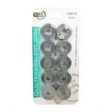 Quilters Select Class 15 Bobbins - Slate Gray