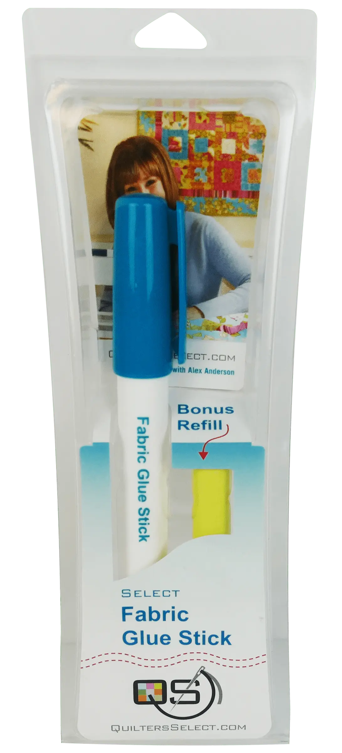 Quilters Select Fabric Glue Stick - Yellow