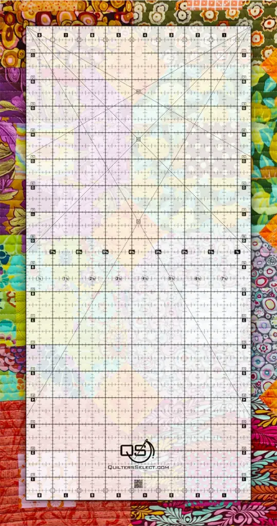 Regla Cristalina Antideslizante Quilters Select 8.5"x18"