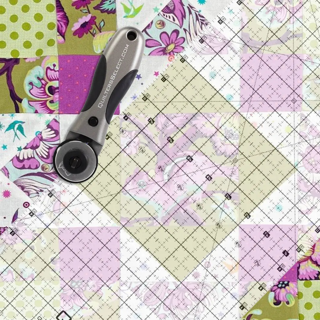 Regla Cristalina Antideslizante Quilters Select 8.5"x18"