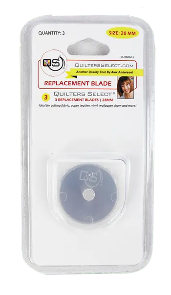 Quilters Select 28mm Rotary Blade 3-Pack