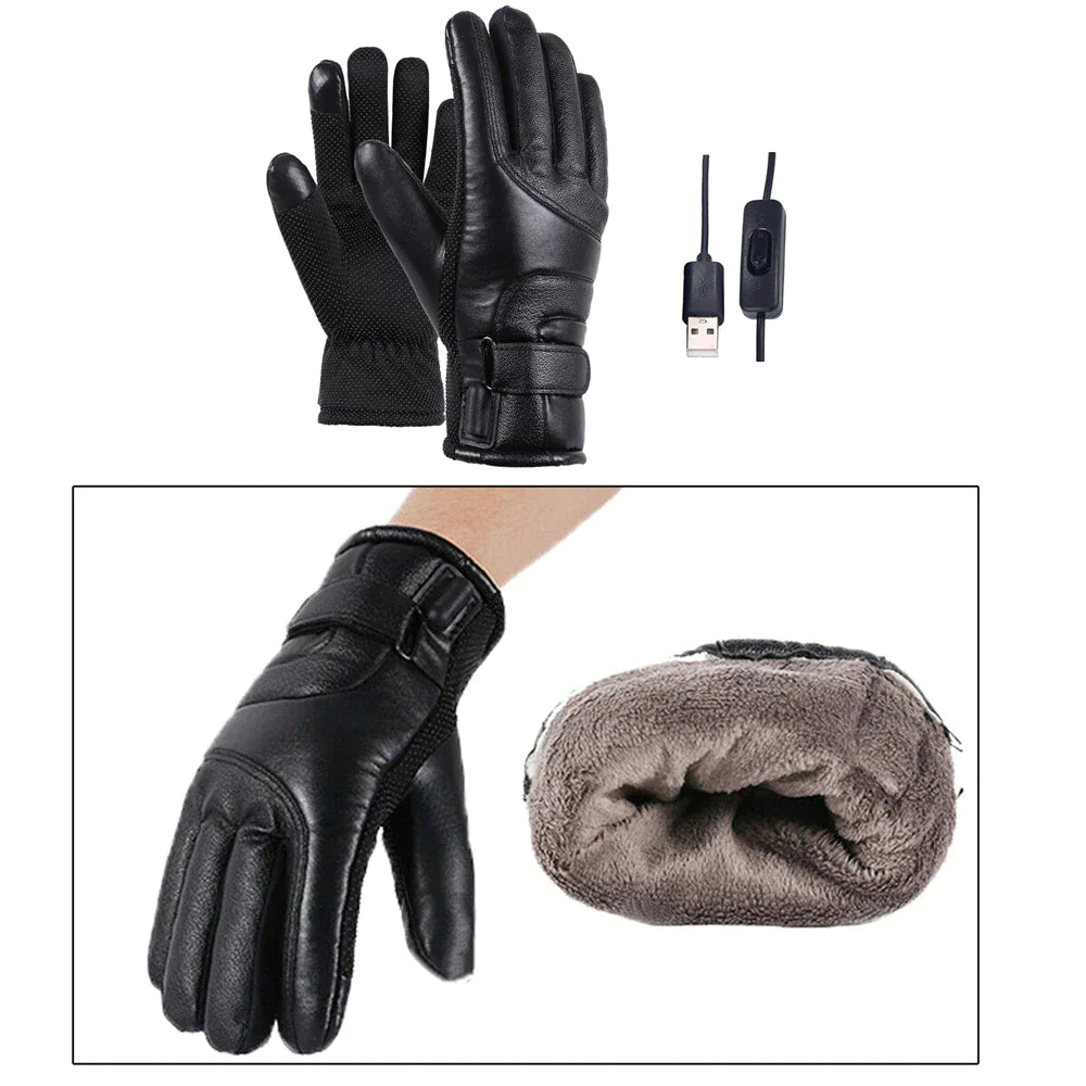 USB Heated Gloves for Winter: Thermal Ski & Snow Protection