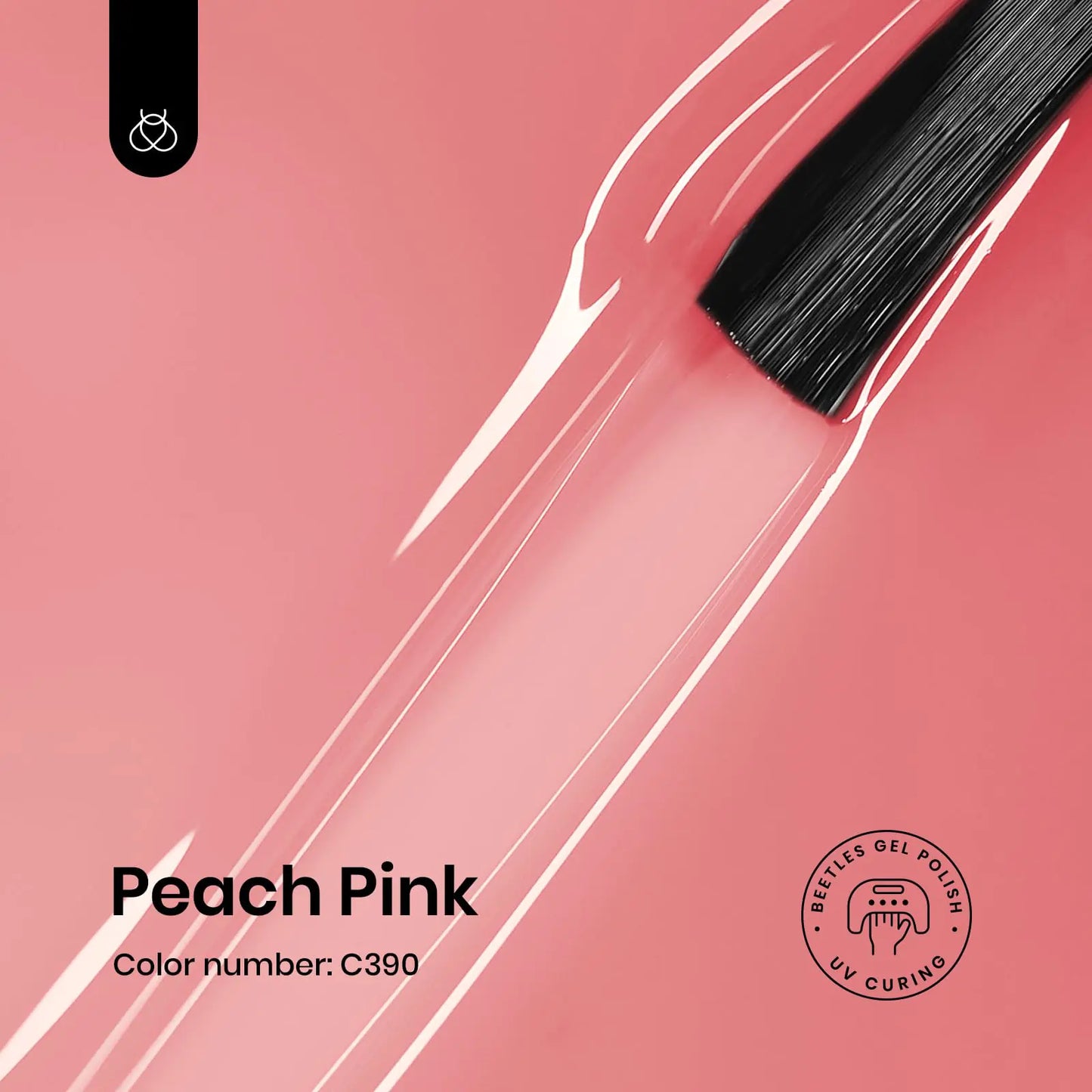 Beetles Nude Pink Gel Nail Polish - 15ml Translucent Color