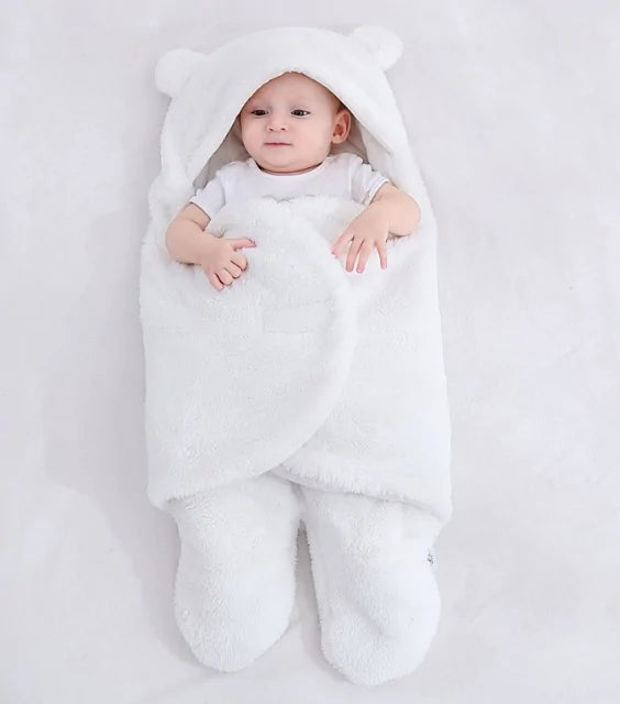 Manta de Envoltura de Algodón Suave para Bebés