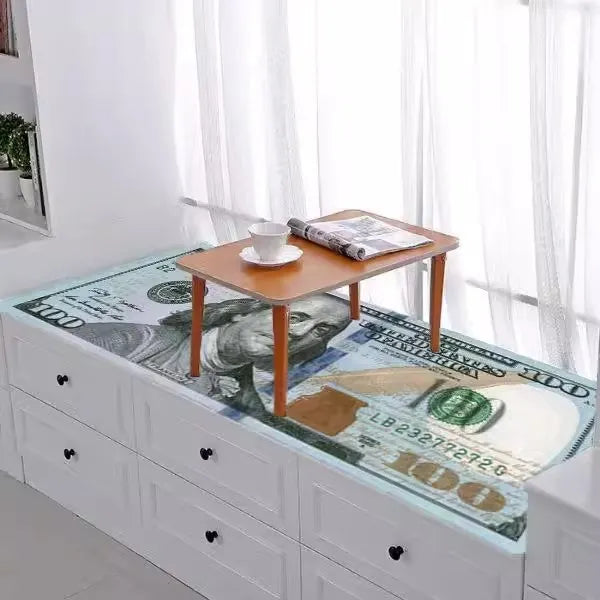 Alfombrilla Antideslizante con Patrón de Dólar