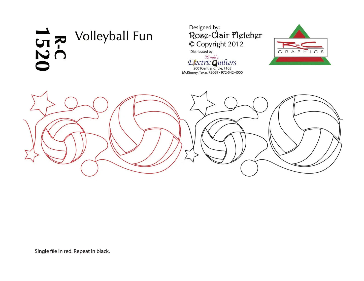 Pantógrafo Divertido de Voleibol 1520 por Rose-Clair Fletcher
