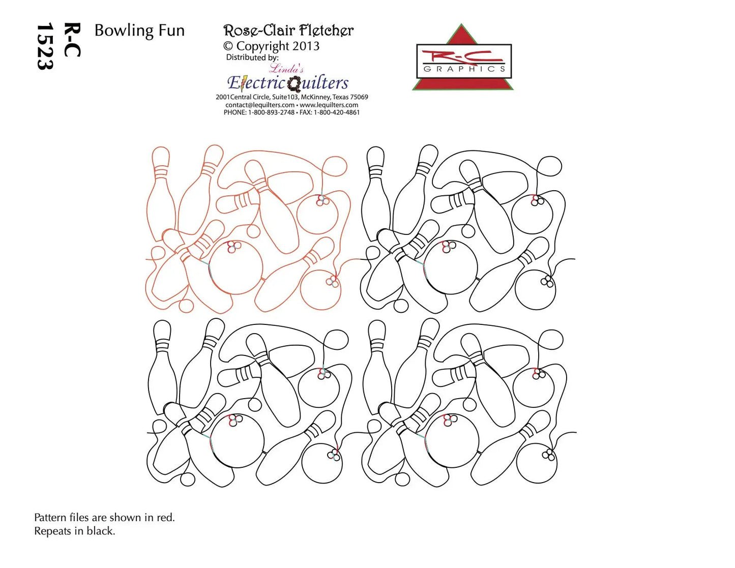 Pantographe Bowling Fun 1523 par Rose-Clair Fletcher