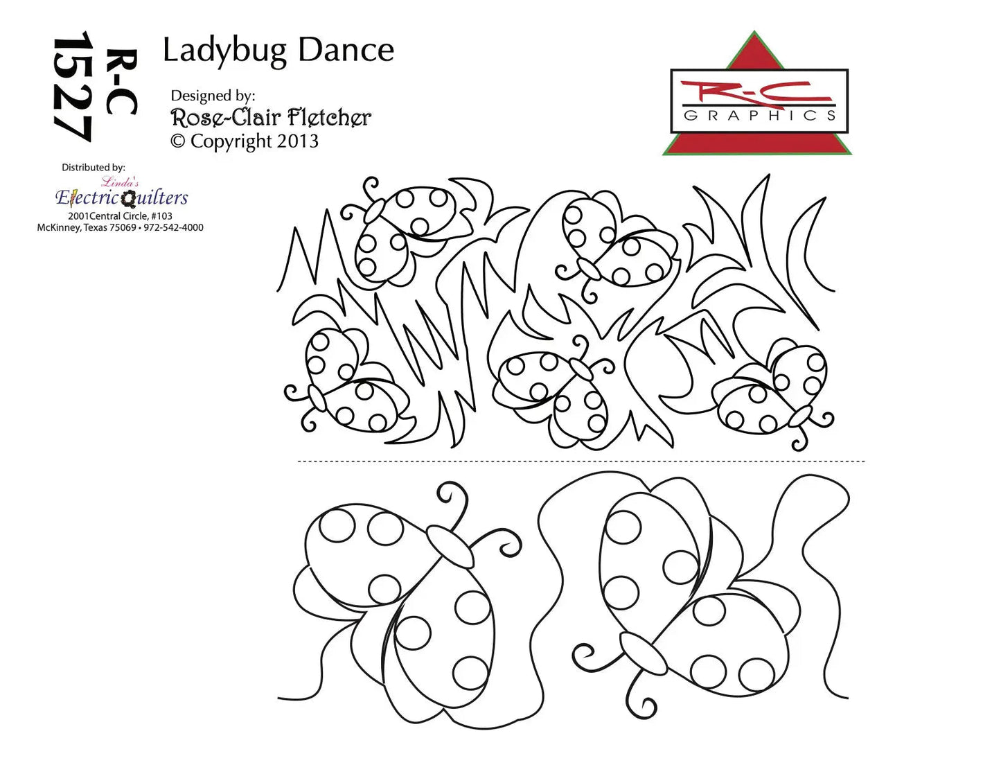 Pantographe de danse coccinelle 1527 par Rose-Clair Fletcher