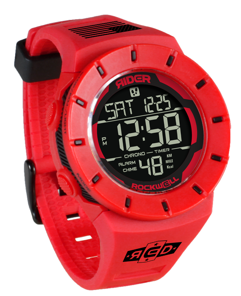 Coliseum Fit™ Forum - R.E.D. Edition (Red/Black) Timepiece - Korvel