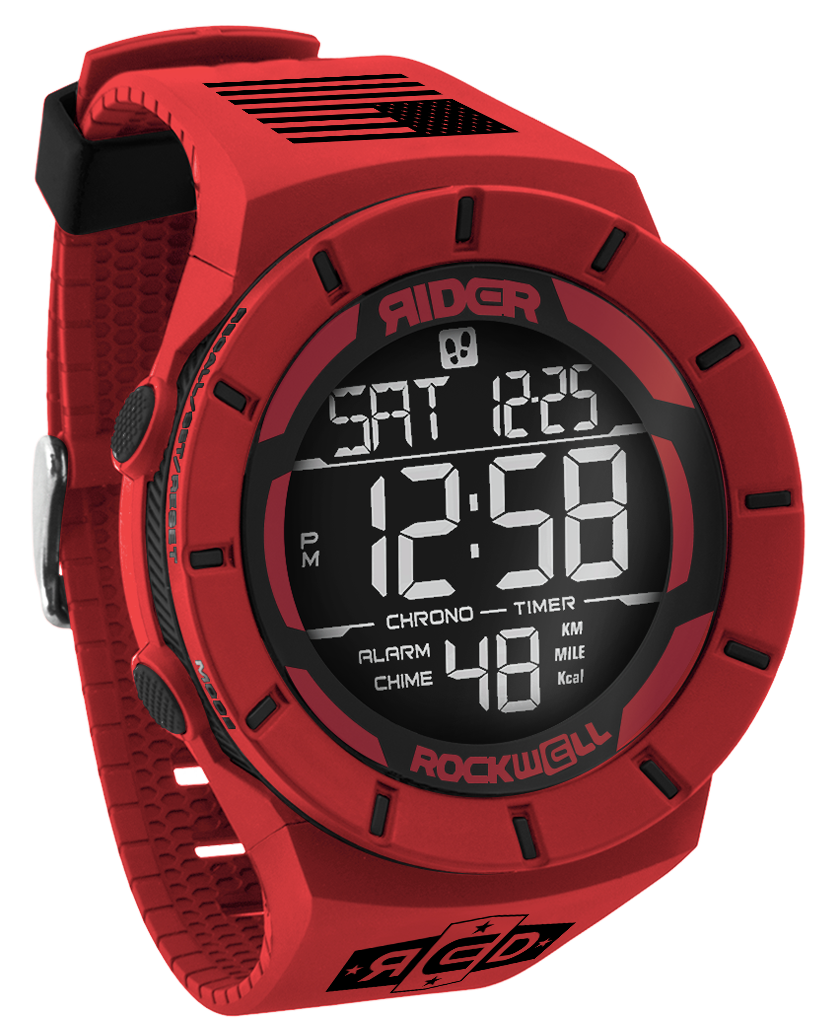 Reloj Coliseum Fit™ Edición R.E.D. - Rojo/Negro
