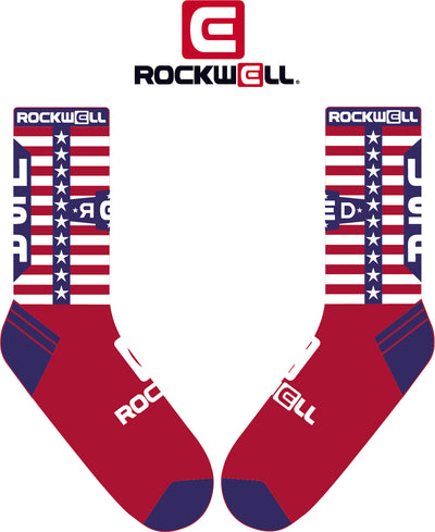 R.E.D Stars Crew Socks - Patriotic Style and Comfort - Korvel