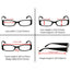 Paquete de 5 Gafas Rectangulares Estilosas R040-A