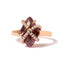 14K Rose Gold Amethyst & Diamond Cocktail Ring