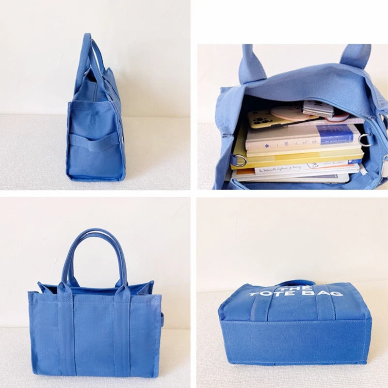 Grandes sacs fourre-tout en toile pour femmes