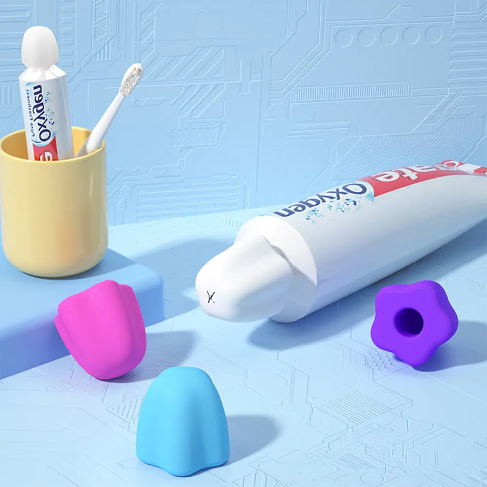 Exprimidor de Pasta de Dientes de Silicona Autocerrante