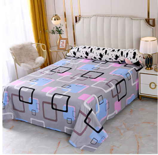 Premium Cotton Fitted Bed Sheet and Pillowcase Set