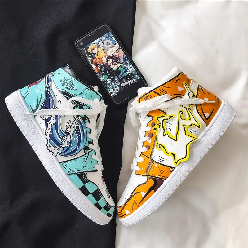 Zapatos de Cosplay Agatsuma Zenitsu para Fans de Anime