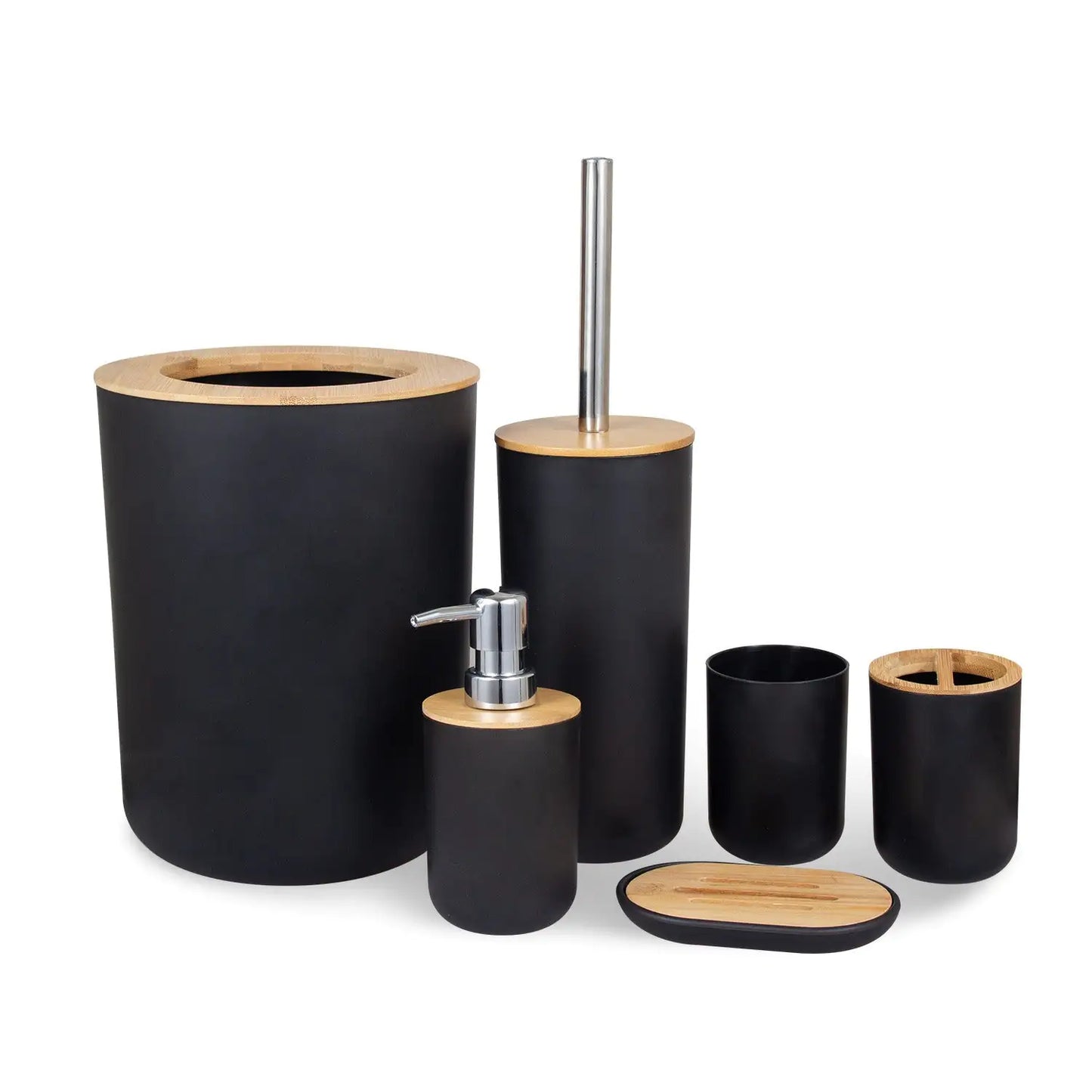 Juego de baño de bambú de lujo ligero