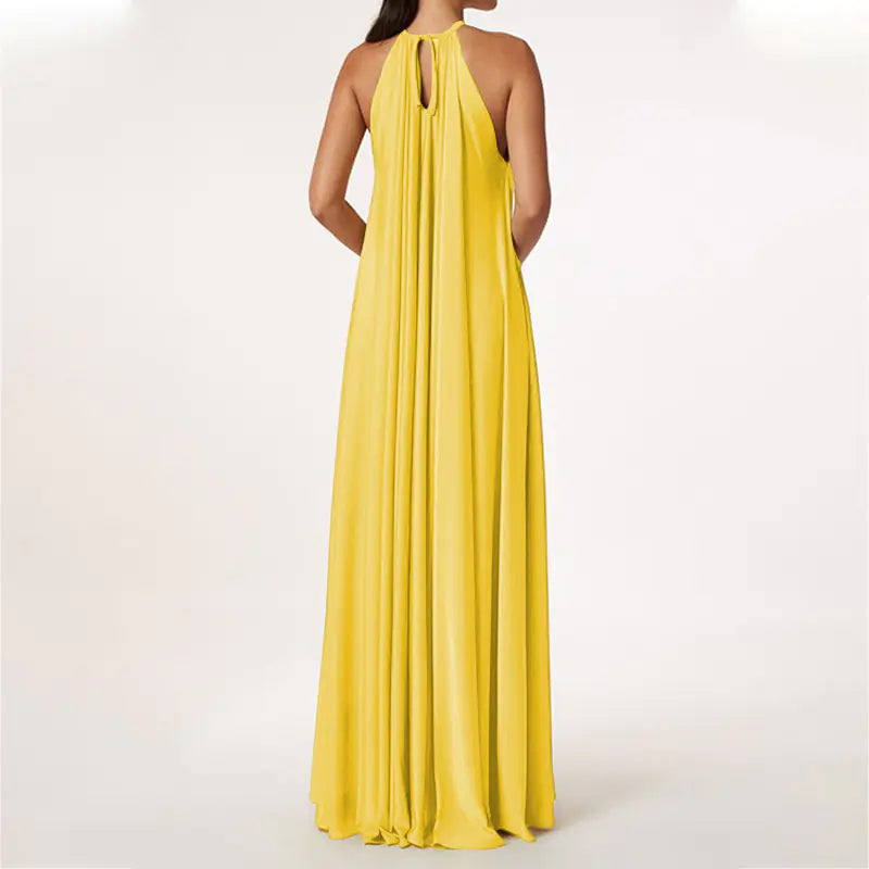 Elegant Women's Halter Loose Fashion Dress