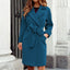 Chic Women's Hot Pink Trench Coat