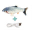 Jouet interactif pour chats avec chargeur USB - Poisson