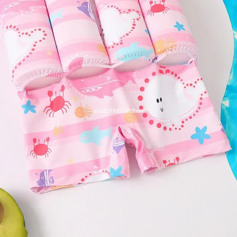 Maillot de bain une pièce flottant à imprimé cartoon