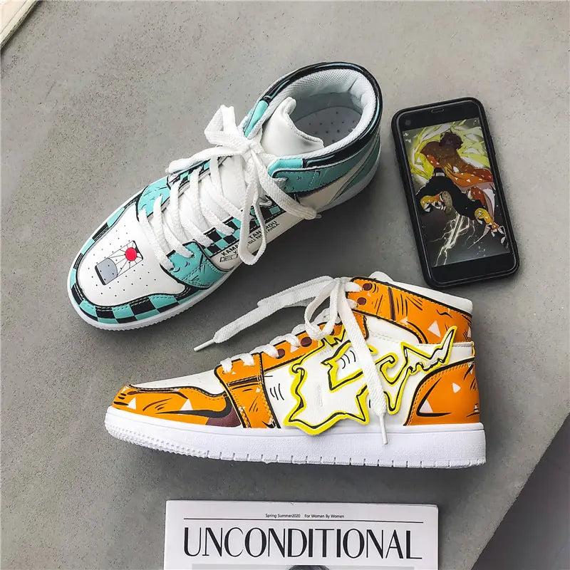 Zapatos de Cosplay Agatsuma Zenitsu para Fans de Anime