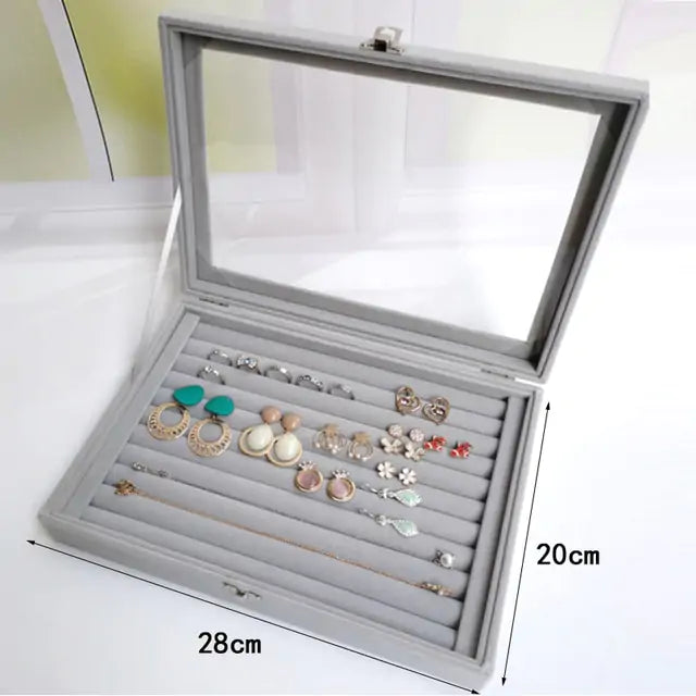 Organizador de Joyería de Terciopelo