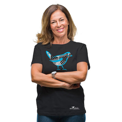 Camiseta de diseñador RBD en negro - Talla grande