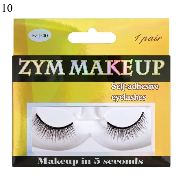 Self-Adhesive False Eyelashes for Effortless Beauty