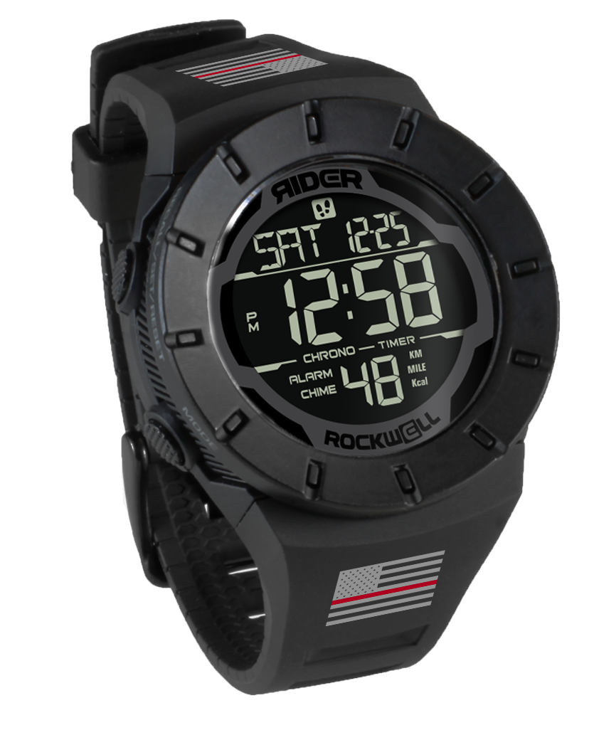 Coliseum Fit™ Forum - Firefighter Tribute Edition (Phantom Black) Watch - Korvel