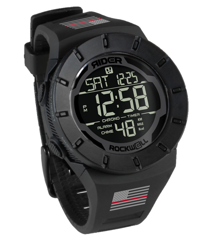 Coliseum Fit™ Forum - Firefighter Tribute Edition (Phantom Black) Watch - Korvel