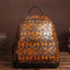 Mochila de Cuero Genuino Retro de Lujo para Mujeres