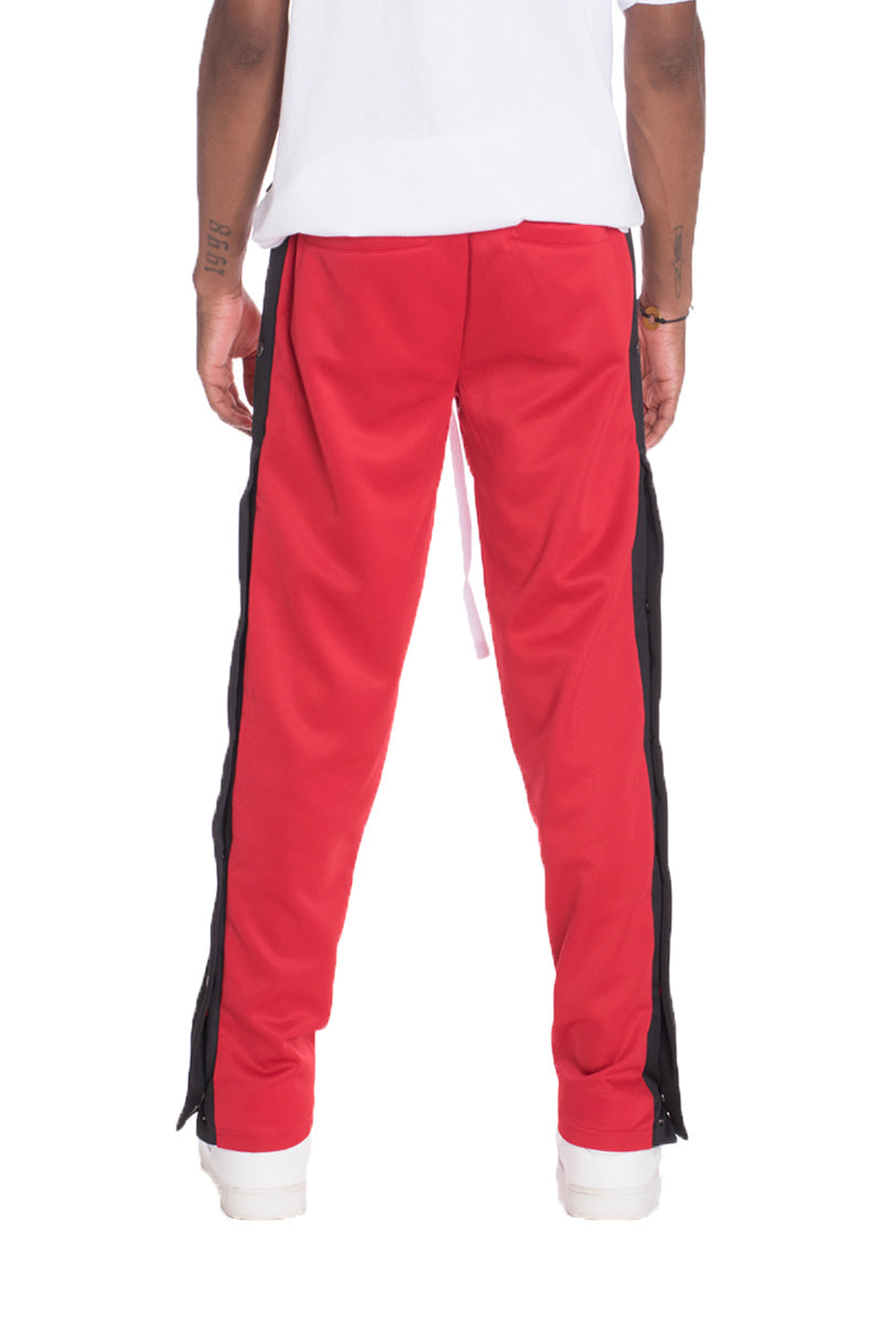 Pantalones de chándal con botones a presión para un estilo athleisure versátil