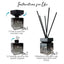 Crown Chakra Crystal-Infused Reed Diffuser with Island Zen Aroma, 100ml - Korvel