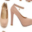 Chaussures de club élégantes à talons hauts et imperméables pour femmes