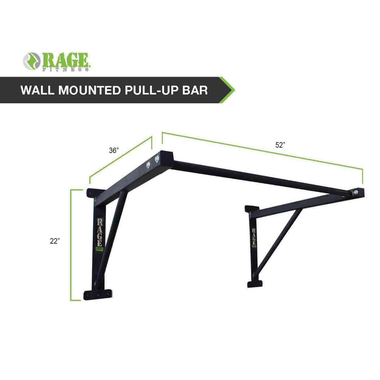 R2 Heavy-Duty Wall-Mounted Pull-Up Bar for Ultimate Strength Training - Korvel