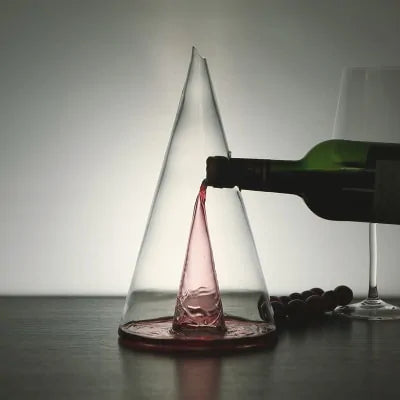 Decantador de Vino Transparente Elegante